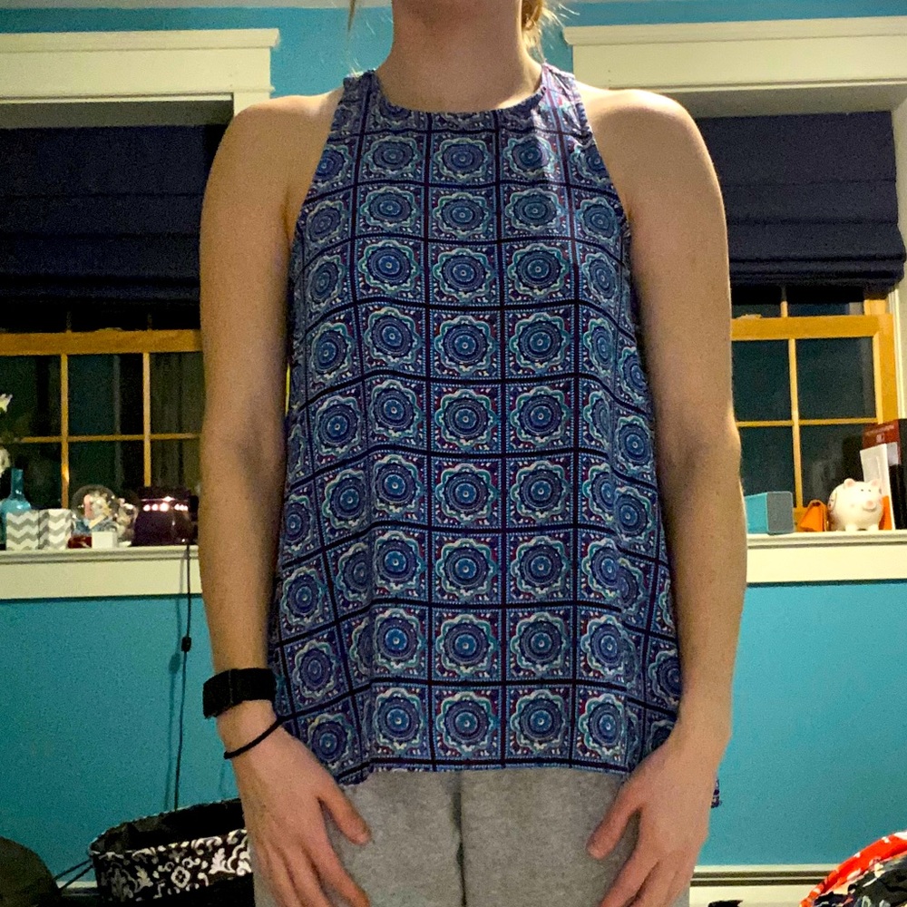 Patterned Tank Top